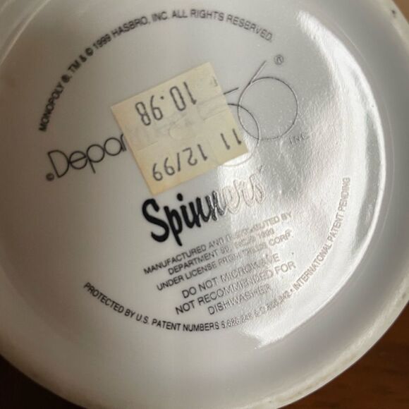 Department 56 Valentines Spinner Coffee Cup HTF - Picture 6 of 15